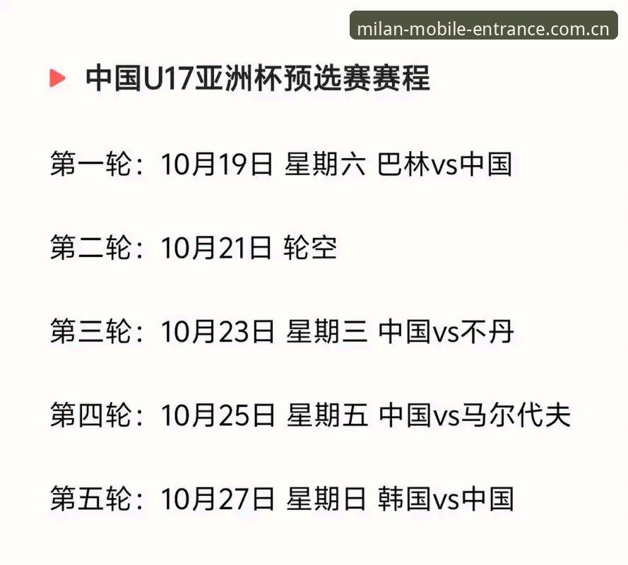 米兰体育好用吗2026最新版本 U17世界杯抽签深度评测:在米兰体育平台解读中国足球青训新征程